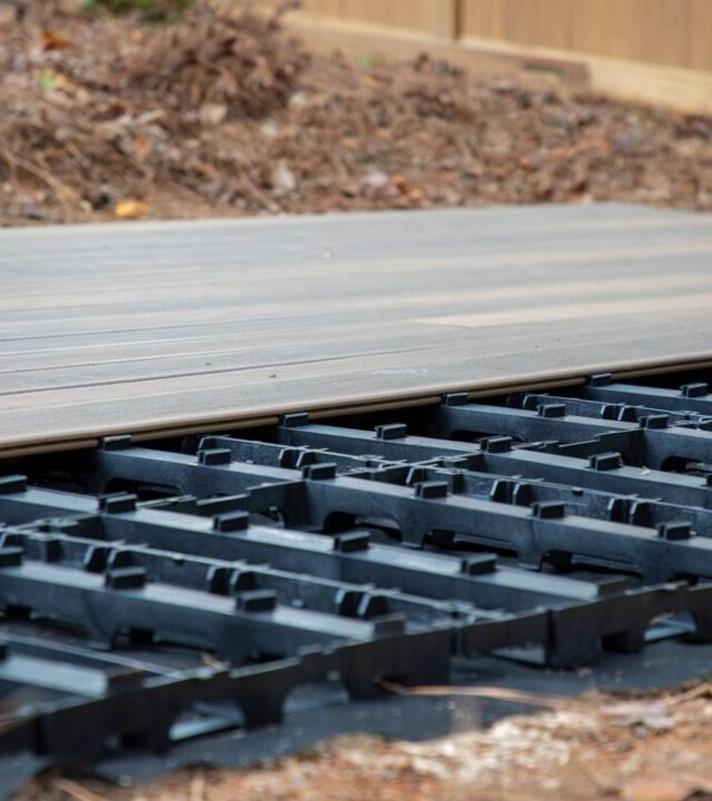 Instadeck assembly - hardwoods composite decking